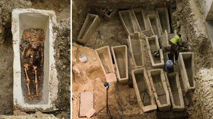Ô Moyen Âge ! Les Mérovingiens en pays chartrain : sarcophages – Direction de l'Archéologie